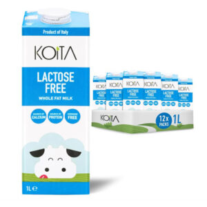 Koita Lactose-Free Non-Hormome Full fat Milk 12x1L