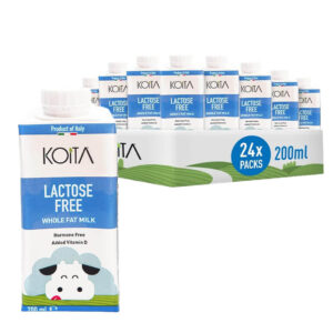 Koita Lactose-Free Non-Hormone Full Fat Milk 24x200ml