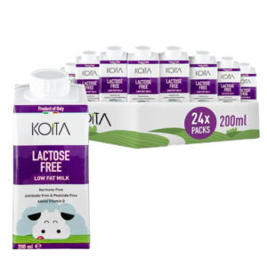 Koita Lactose-Free Non-Hormone Low Fat Milk 24x200ml