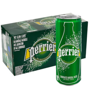 Perrier Sparkling Water Slim Can