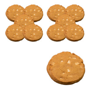 كوكيز مخبوز شوكولاتة بيضاء ومكاديميا