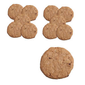 كوكيز نباتي برقائق الشوكولاتة