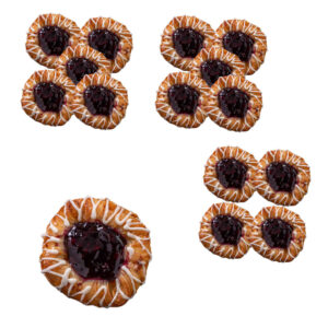 دنش صغير بالتوت الأزرق