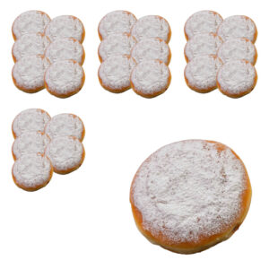 دونات صغير كاسترد