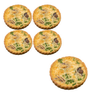 كيش عادي سبانخ وفطر