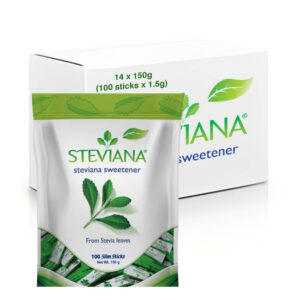 Steviana Natural Sweetener 100 Slim Sticks 150g