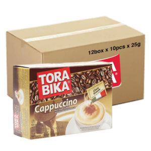 Tora Bika Cappuccino Rich Foam Instant Coffee 3in1 Box