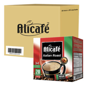 Alicafé Italian Roast Coffee 16.5g 20 box x 20 sachets