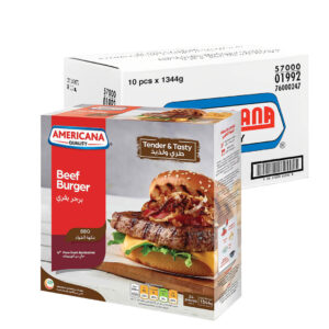 Americana BBQ Beef Burger 10pcs x 1344g