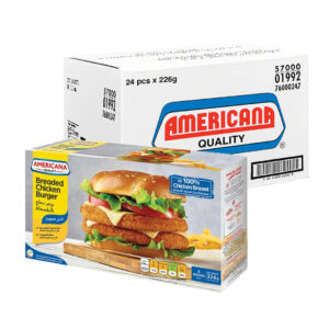 Americana Breaded Chicken Burger 24pcs x 226g