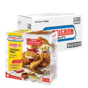 Americana Hot & Crunchy Chicken Fillet 18pcsx420g
