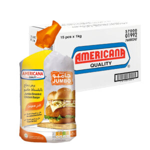 Americana Jumbo Breaded Chicken Burger 15pcs x 1kg