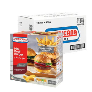 Americana Mini Beef Burger 18pcs x 400g