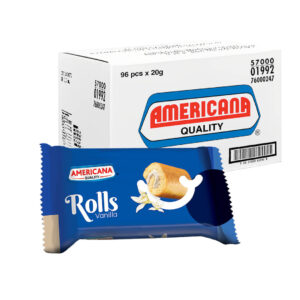 Americana Single Mini Roll Vanilla Cake 20g