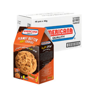 أمريكانا كوكيز زبدة فول سوداني طرية 40غ