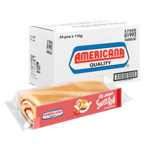 Americana Strawberry Large Swiss Roll 110g