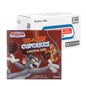 Americana Tom & Jerry Chocolate Cup Cake 96pcs x 35g
