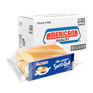 Americana Vanilla Half Swiss Roll 55g