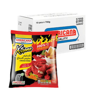 أمريكانا إكستريم شرائح دجاج تشيلي حار 700غ