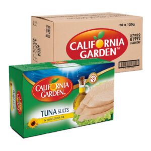 كاليفورنيا جاردن شرائح تونة بزيت دوار الشمس 120غ