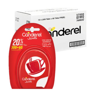 Canderel Aspartame Tablets (300 Tabs + 60 Tabs FREE)