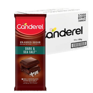 كاندريل شوكولاتة دارك وملح البحر 100جم