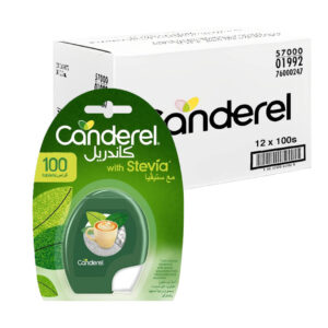 Canderel with Stevia Tabs 100s 100s x 12