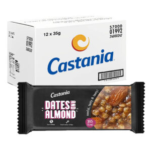 كستانيا بار تمر ولوز بدون سكر