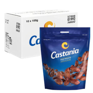 Castania Fried Peanuts 100g 10 x 100g