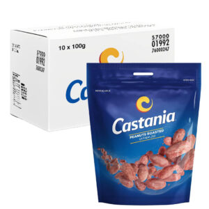 Castania Roasted Peanuts 100g 10 x 100g