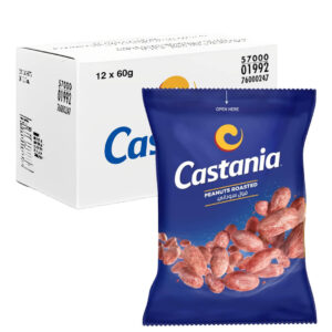 Castania Roasted Peanuts 60g 12 x 60g