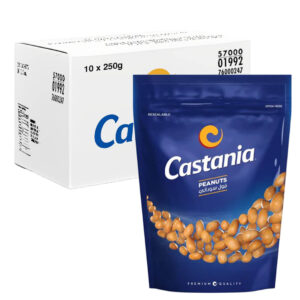 Castania Salted Peanuts Peeled 250g 10 x 250g