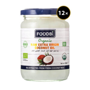 زيت جوز الهند بكر فودبي زجاج