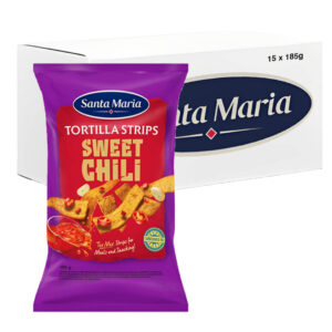 سانتا ماريا تورتيلا ستريبس تشيلي حلو 185غ