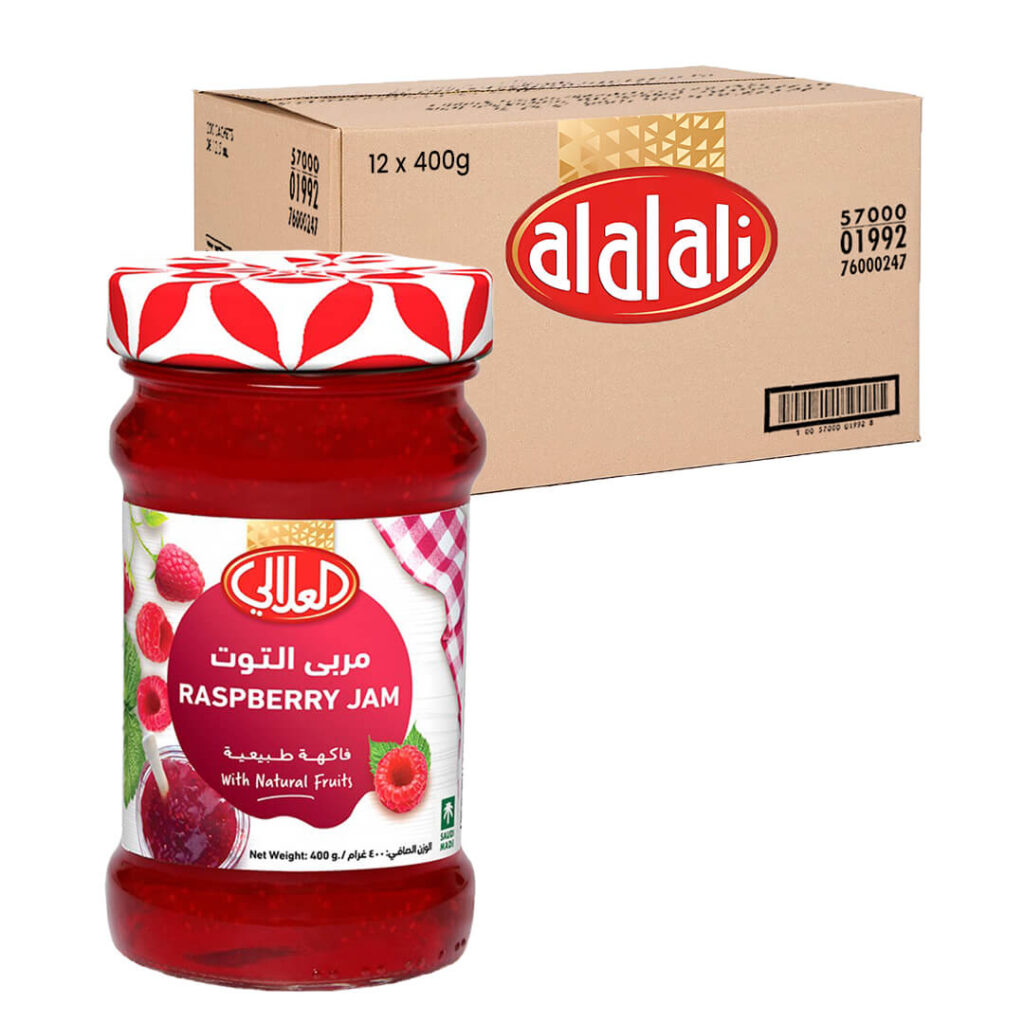 Al Alali Raspberry Jam 12x400g - Best Bulk Wholesaler In UAE