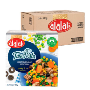 سلطة خضار وتونة العلالي