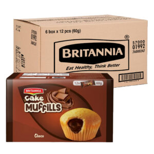 Britannia Choco Cake Muffills 6 box x 12pcs x 60g