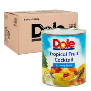 دول كوكتيل فواكه استوائية في شراب ثقيل