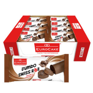سويس رول شوكولاتة مزدوجة جامبو يوروكيك