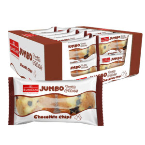 Eurocake Jumbo Twin Cake Chocolate Chip 24pcs x 60g