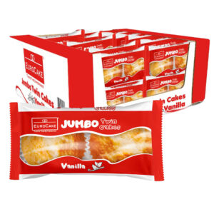 Eurocake Jumbo Twin Cake Vanilla 24pcs x 60g
