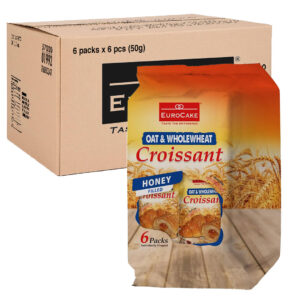 Eurocake Oat and Wholewheat Honey Filled Croissants