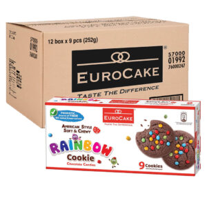 كوكيز رينبو طرية 9 قطع يوروكيك