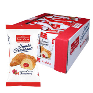 Eurocake Strawberry Jumbo Croissant 50g