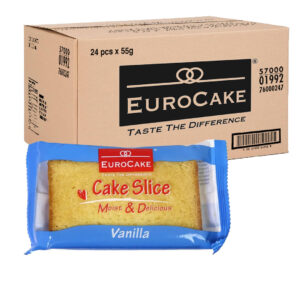 كيك شرائح فانيليا يوروكيك
