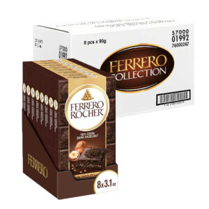Ferrero Rocher Dark Chocolate Bar with Hazelnut 90g