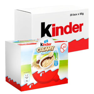 كيندر بيضة شوكولاتة بحليب وأرز مقرمش