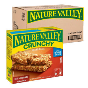 Nature Valley Crunchy Oats and Cinnamon Granola Bar 12 box x 5pcs x 42g