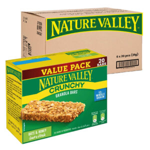 Nature Valley Crunchy Oats & Honey Granola Bar Family Pack 6 box x 20pcs x 21g