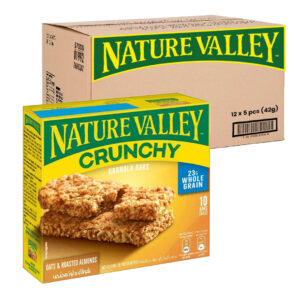 Nature Valley Crunchy Oats and Roasted Almonds Granola Bar 12 box x 5pcs x 42g